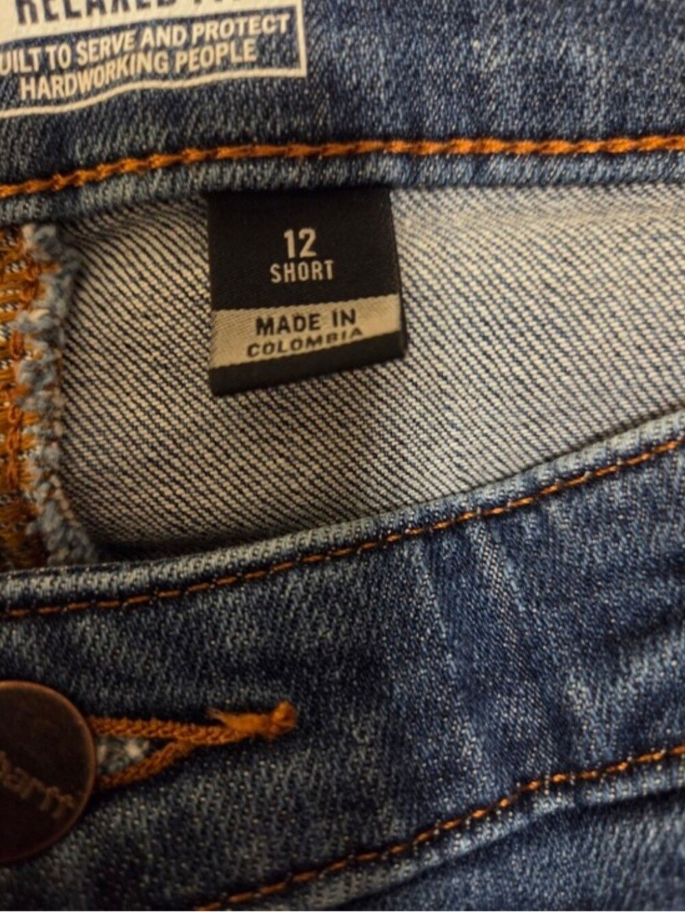 Carhartt Relaxed Fit Double Front Carpenter Style Straight Leg Jeans Size 12 S - Picture 3 of 6